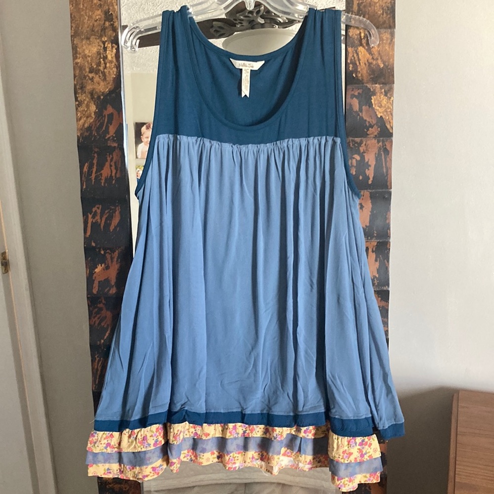Matilda Jane blue layered tank